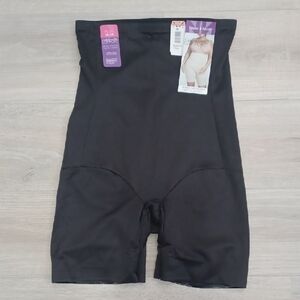NWT - 3X "High-Waist Thigh Slimmer Firm Control " black shapewear underwear
